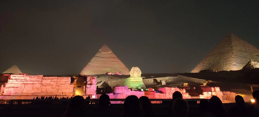 Giza pyramids Sound and light show